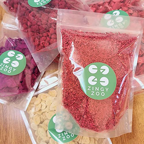 Gefriergetrocknete Mango | XL 300g Ohne Zuckerzusatz Mangos Gefriergetrocknet | Freeze Dried Fruit Mangoe Getrocknet | Trocken Früchte Keine Zusätze | Trockenmango ZingyZoo