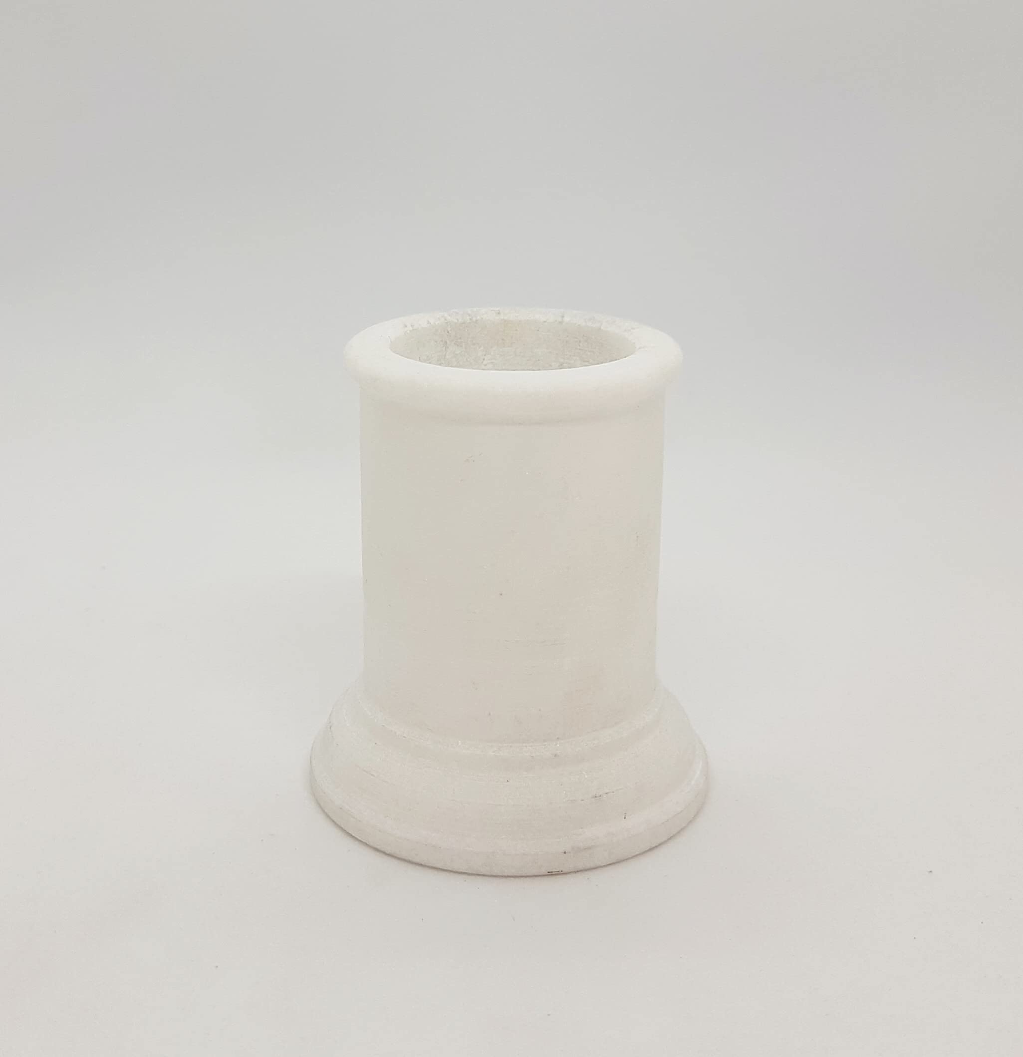 RATHORE HANDICRAFTS Marble Tooth Picks Sticks Holder 2.25 X 1.5 X 1.5 (INCH) White