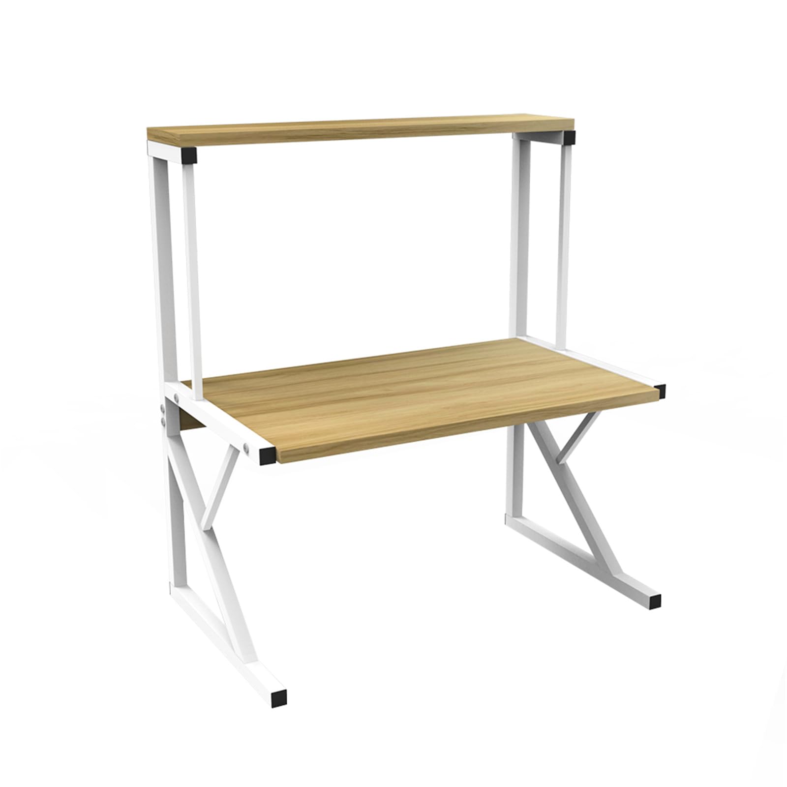 Homewell - Soporte de horno de microondas, estante para microondas para horno de 2 capas, apto para almacenamiento de cocina
