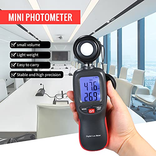 Luxómetro digital para controlar la iluminación doméstica con registro de máximos 7