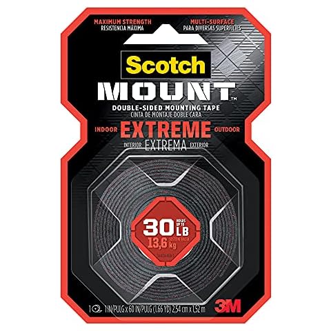 Scotch-Mount Extreme Double-Sided Mounting Tape 414H,1 in x 60 in Cover