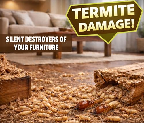 Image of Amish Herbal Termite Spray 250 ml|10 Minutes Formula |Removes Entire Termite Colony|Powerful 100% Organic No Chemical Termite Repellent Spray for Home Long Lasting Protection Instant Action