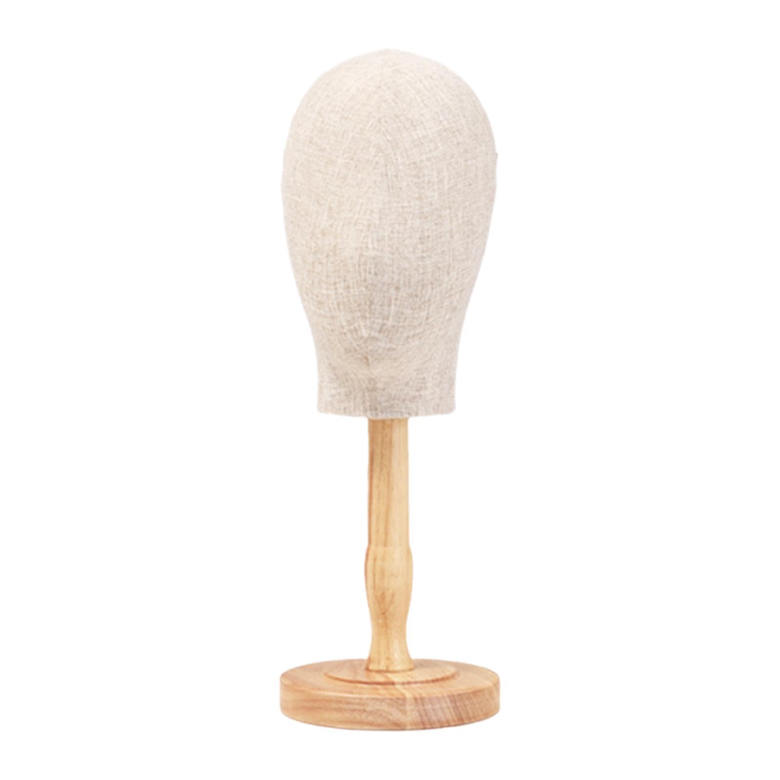 UJEAVETTE® Mannequin Head Model Hat Display Stand Height 56cm for Salons Homes Portable Style B-image-2