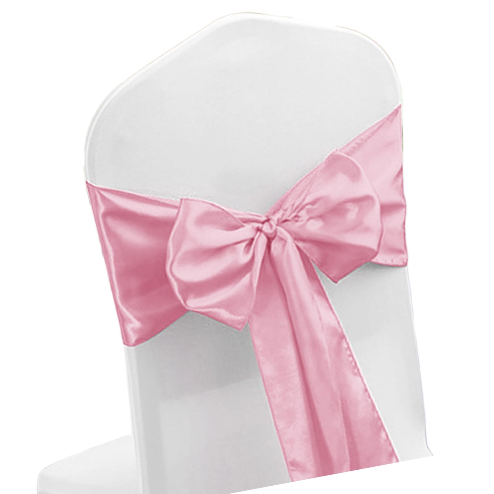 carotoe Chair Sash Bows for Weddings Premium Polyester Chair Bowknot Ideal for Banquets Engagement Parties Stretch Sash Covers Banquet Sashes