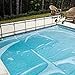 VINGLI 12Mil Solar Pool Cover 18x36FT Rectangular Solar Blanket-Heavy Duty Solar Pool Cover for Above Ground Pool-Solar Heater for Inground Pool, Bubble Pool Cover, Clear (18' x 36')