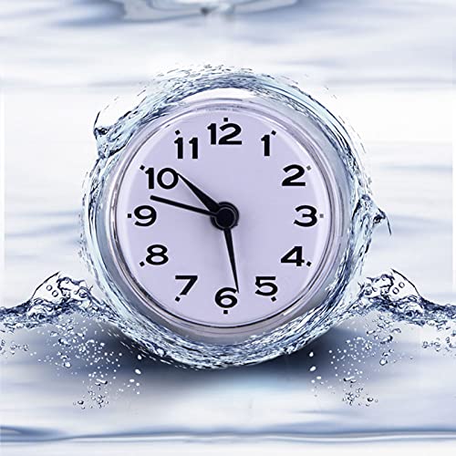 YUMILI Wall Clock, Mini Cute Mirror Suction Wall Clock Quartz Clock - Image 2