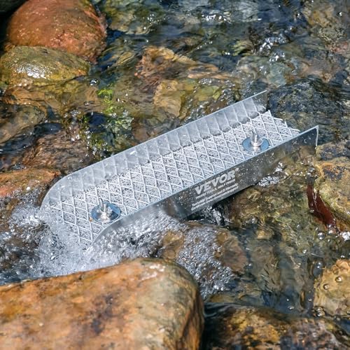 VEVOR Mini Sluice Box Gold Panning Kit, 12" Aluminum Alloy Gold Mining Equipment, 16 PCS Gold Prospecting Kit with Gold Pan, Classifier Screen, Separating Magnet, Drawstring Backpack and More by VEVOR - Image 9
