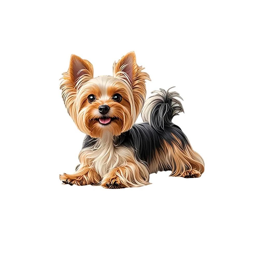 14x13.5cm Terrier Dog Vinyl Sticker for Motorcycles Laptops Cars Trucks SUV