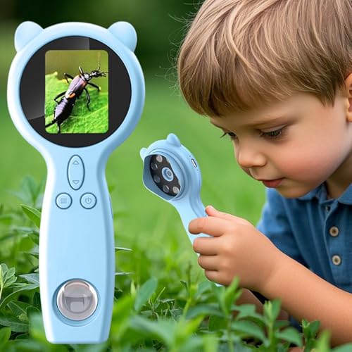 Microscope portable grossissement HD 50x pour éducation STEM et observation nature - 3