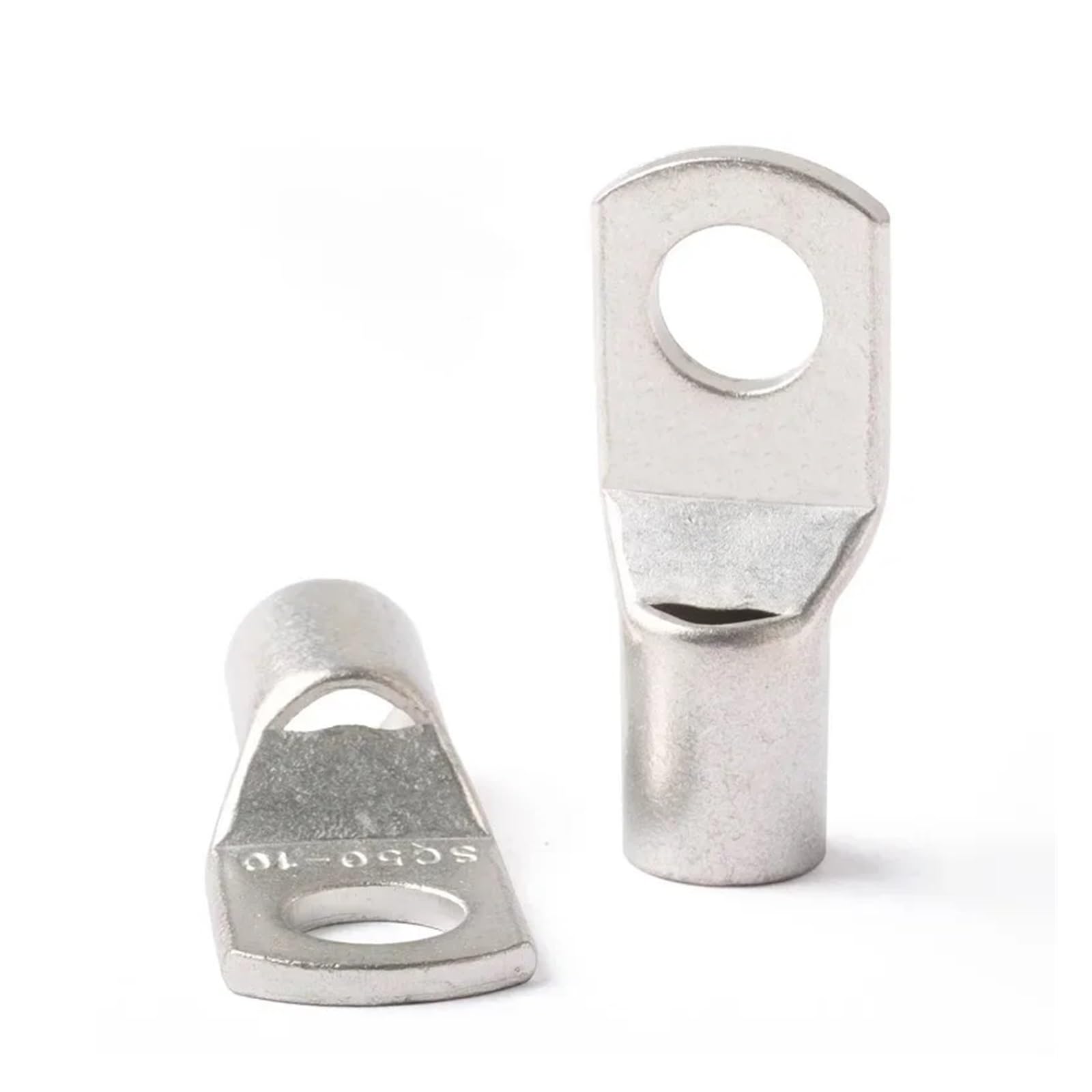 100/1000 Stück SC-Typ Drahtnasenklemme SC6 SC8 SC10 SC16 SC25 Batterieblock-Kabelschuhe aus blankem Kupfer mit Loch 6 mm 8 mm 10 mm Crimp-Stecker(1000 PCS,SC25-10)