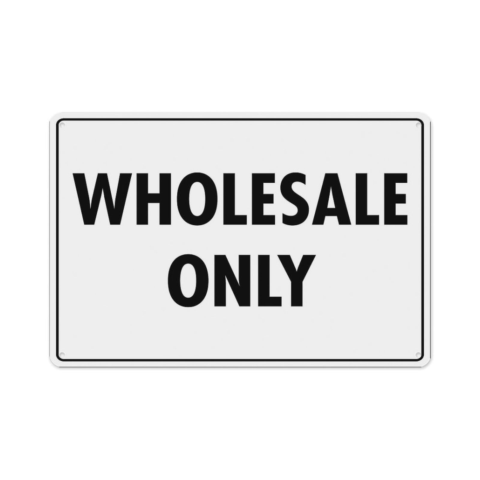 Peiyeety A05 Wholesale Only Sign Aluminum Tin Warning Signs For Home Outdoor Garden 12X16 Inches