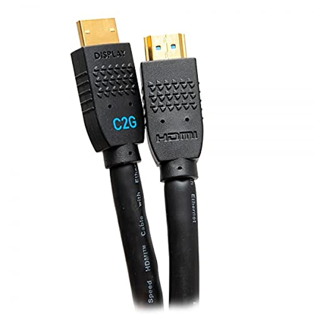 C2G - Cavo HDMI attivo ad alta velocità ad alta velocità, 15,2 m, serie, ultra flessibile, 4 K 60 Hz, compatibile con Xbox, Blu-ray, DVD, PS5, Smart TV, Soundbar, monitor