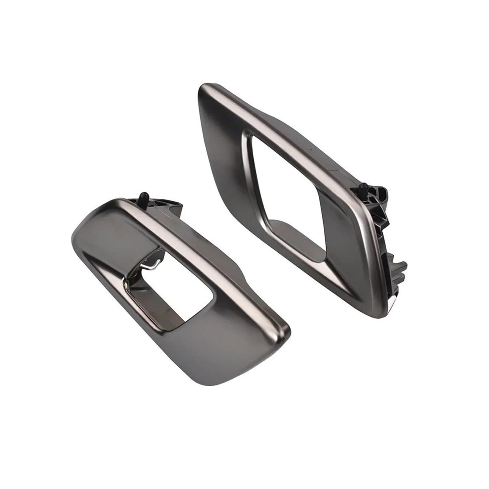 Hljnlvbn Matte 1 Pair Door Handle For Mazda For Bt50 2012-2019 Door Inner Handle Silver Grey Car Interior