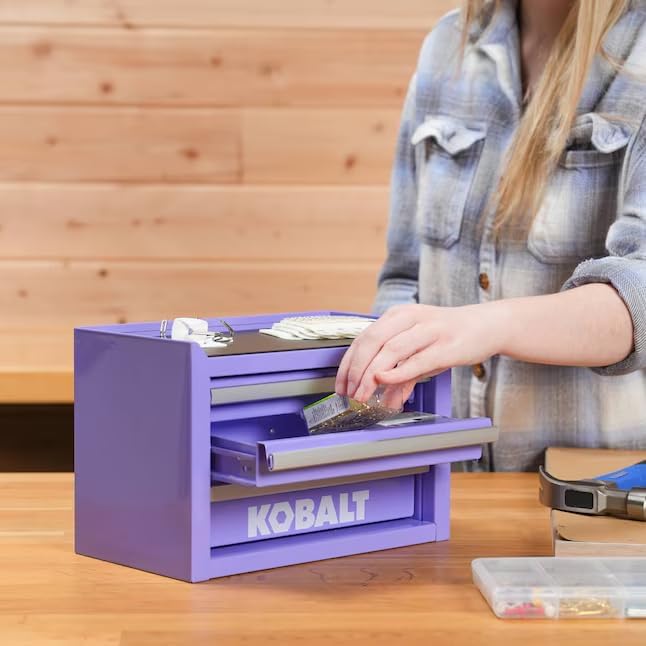 K.balt Mini Tool Boxes (Lavender, 3 Drawer)