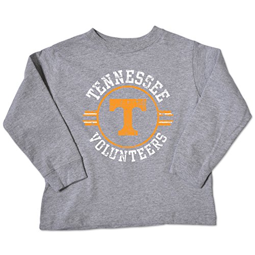 NCAA Tennessee Volunteers Toddler Long Sleeve Tee, 4 Toddler, Oxford