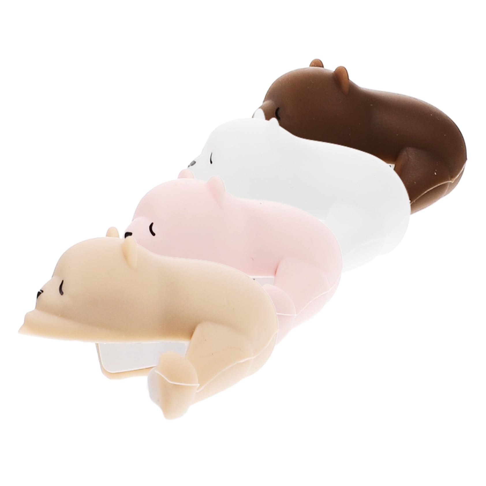 Protège-Coins de Table en Silicone pour Bébé, 4 Pièces, Animaux | Protection Douce pour Meubles, Retrait Facile, Design Simple et Élégant, Usage Familial, Forme Adorable
