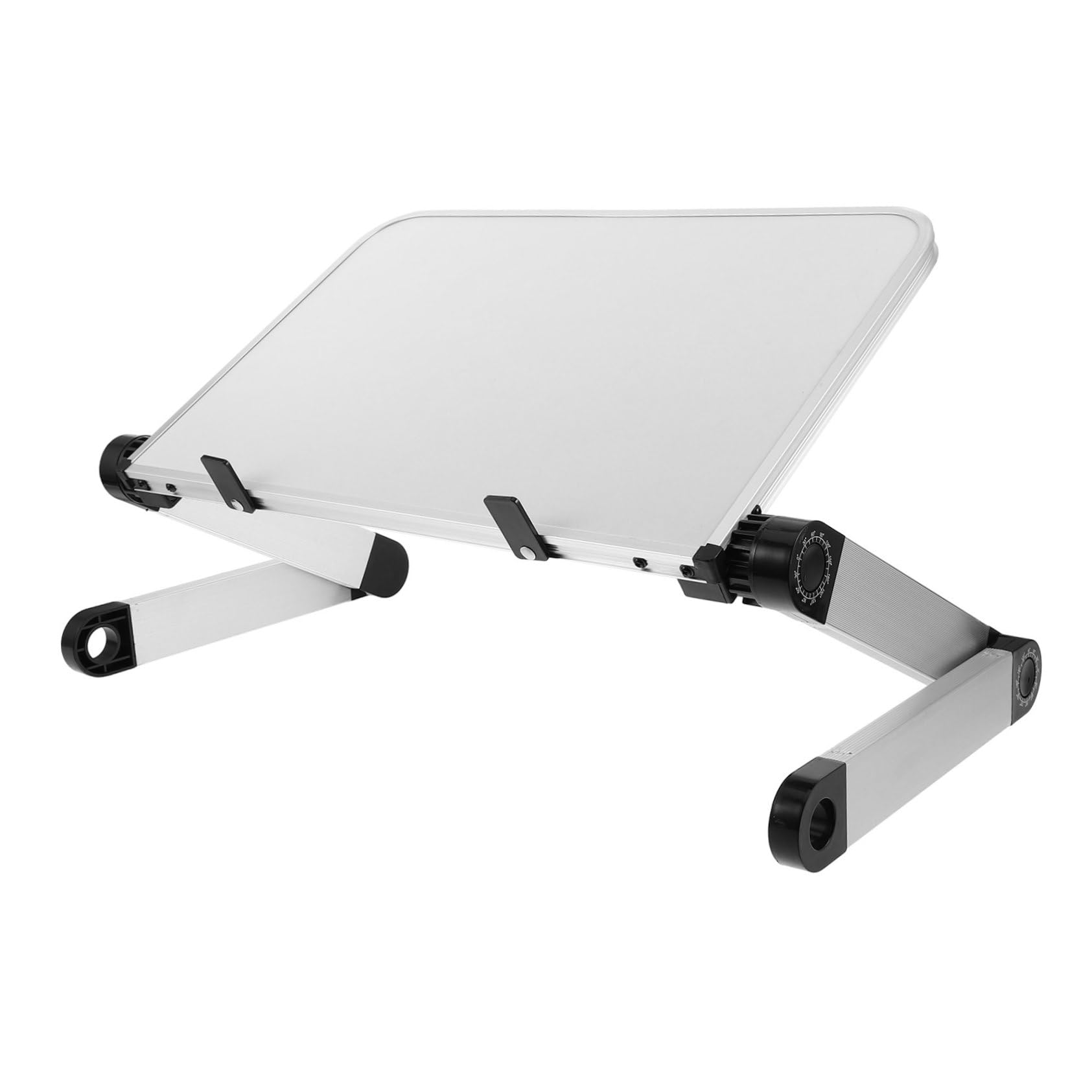 Supporto per Laptop da Scrivania Regolabile in Lega di Alluminio e Abs | Pieghevole e Salvaspazio, Dissipazione del Calore Efficiente, Compatibile Dispositivi