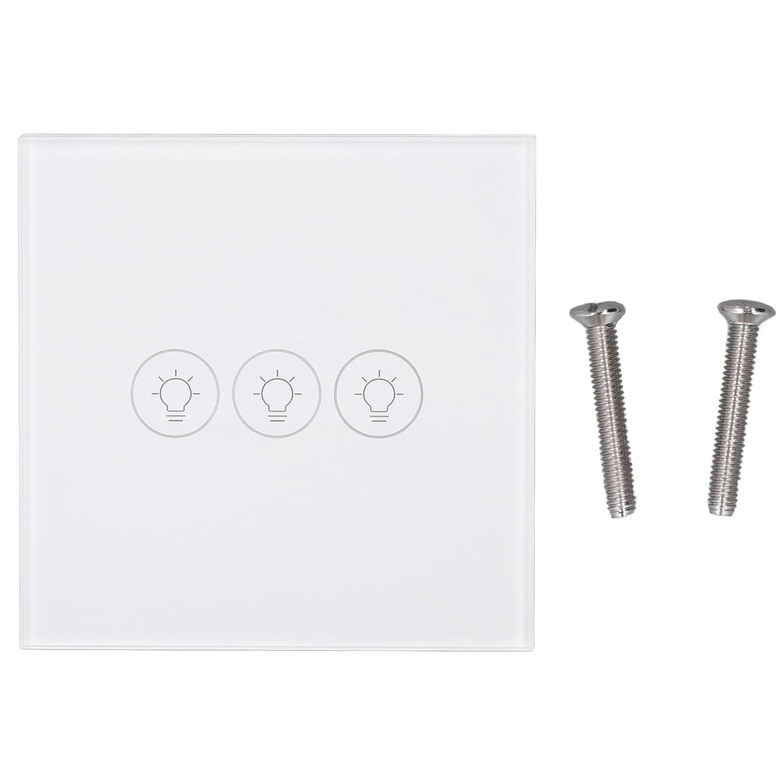 Interruptor de Luz Táctil WiFi con Temporizador, Tamaño 8,6 Cm