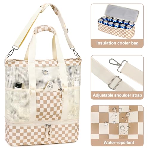 Bluboon Mesh Tote with Cooler