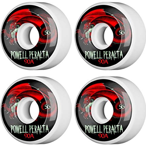Amazon | Powell Peralta オーバルドラゴン 4 56mm 90a WHT ブラック