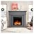 Xbeauty 44" Electric Fireplace with Mantel Package Freestanding Fireplace Heater Corner Firebox with Log & Remote Control,750-1500W,(Gary)