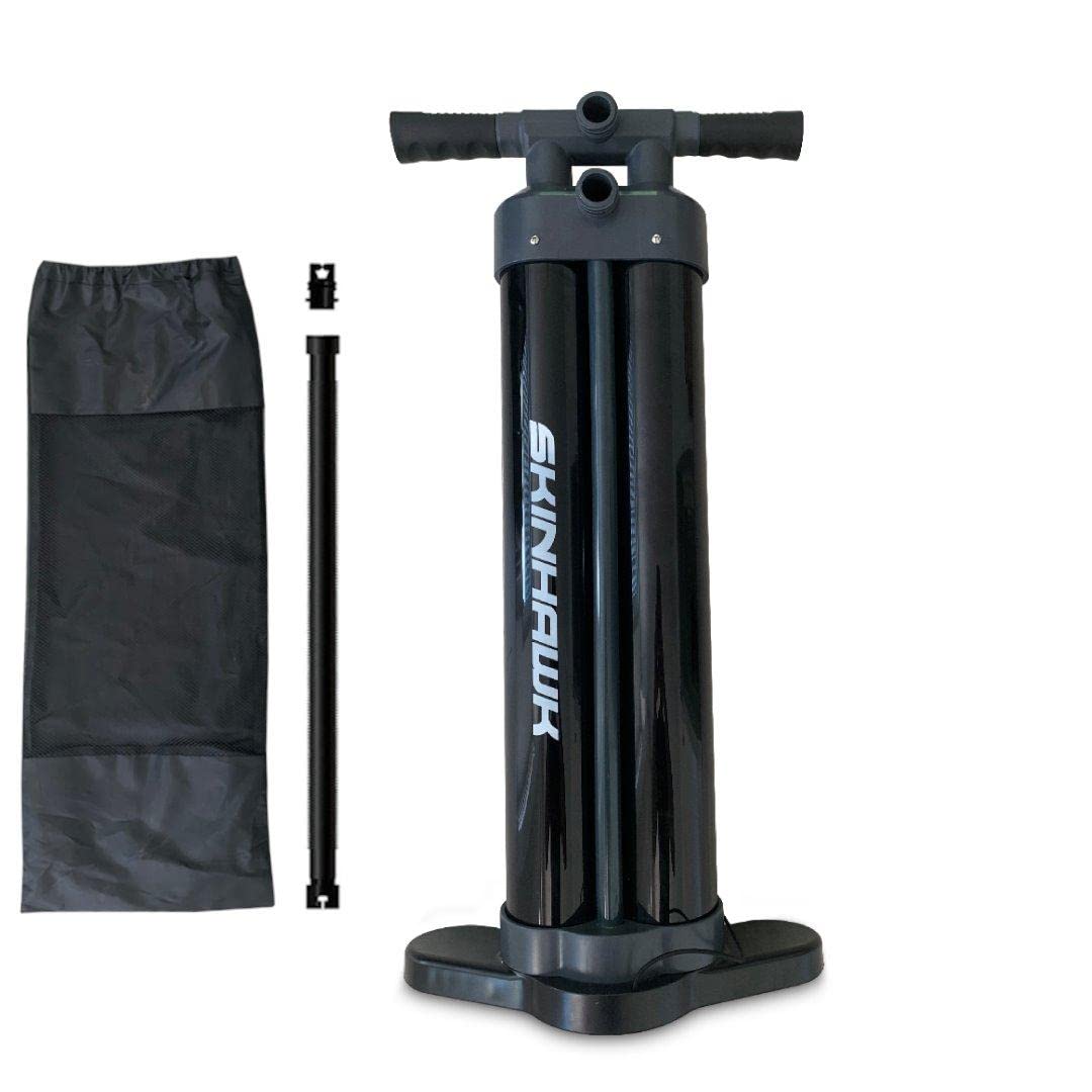 SKINHAWK HP6 Triple Action Bomba Inflador Hinchador para SUP, kayak, canoa
