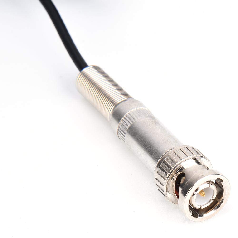 Medidor de monitor de pH digital, medidor de monitor de EC de PH en línea Probador de calidad del agua con sonda de PH reemplazable(Enchufe de la UE)