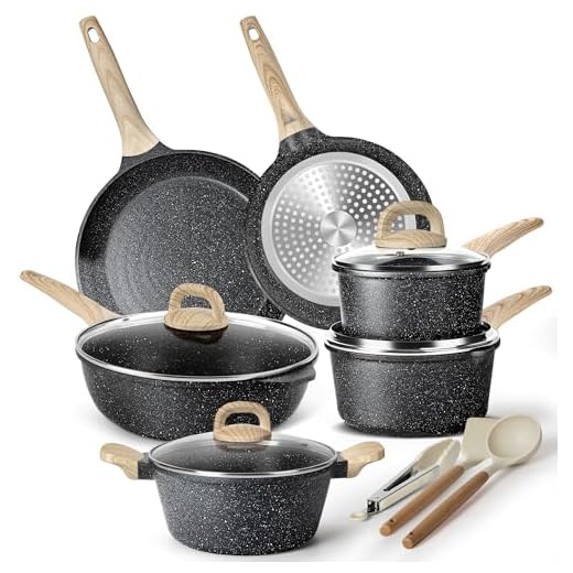 Terlulu 13pc Induction-Compatible Cookware Set