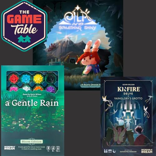 『Eila & Something Shiny, A Gentle Rain, and Kinfire Delve: Vainglory’s Grotto – Two-Top Table Reviews』のカバーアート