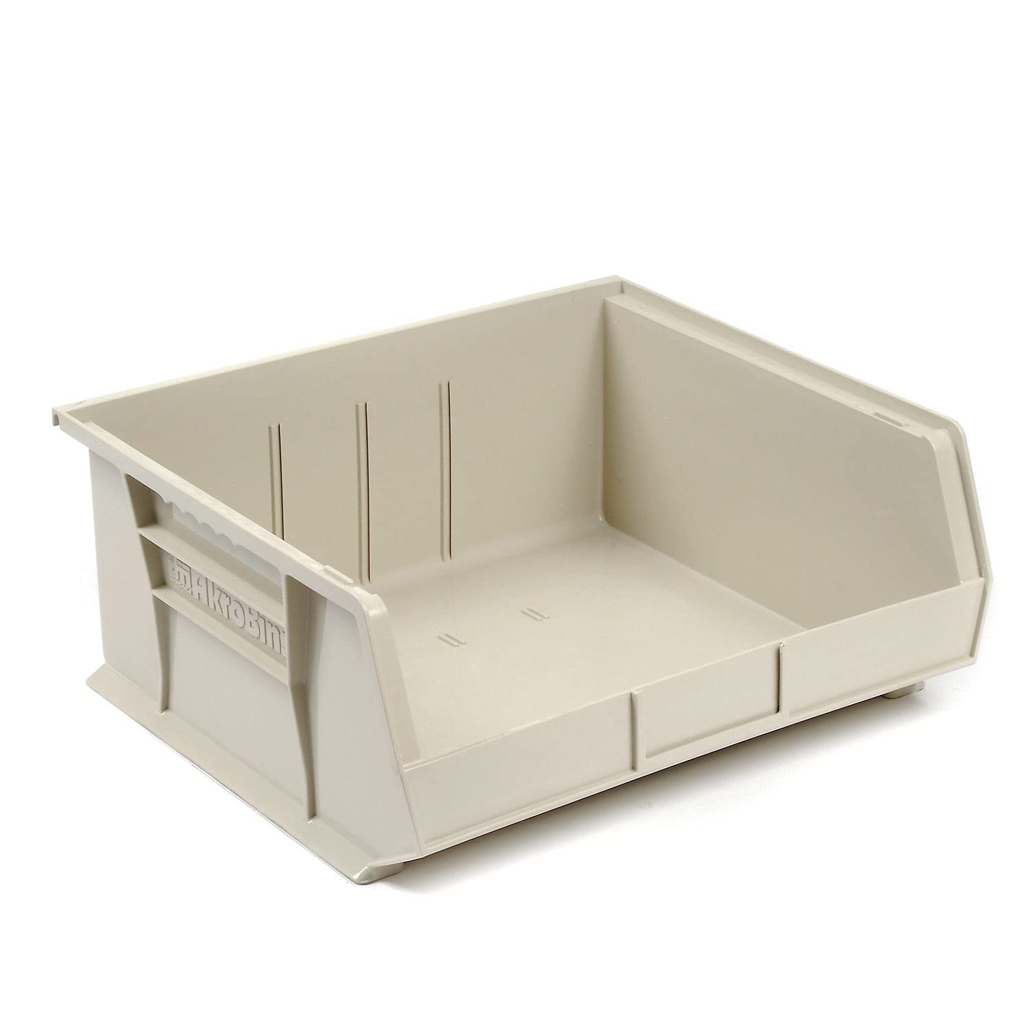 Akro-Mils, 30250STONE, 30250 Lampada a sospensione Akro, plastica, impilabili,, 38 x 16 x 18 cm, pietra, 6 pezzi