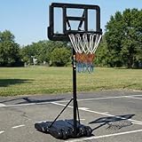 Kids Basketball Hoop, 5-7 ft Adjustable Height Portable Hoop...