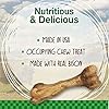 Nylabone Healthy Edibles Wild Natural Long-Lasting Bison Flavor Bone Chew Treats for Dogs, Large (1 Count) (Pack of 4) #1