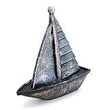 Materiale: resina Statue Soprammobile Statuine Decorazione Scultura d\'Epoca Barca A Vela Modello di Vaso di Salvataggio Statua Art Carving Resina Artware Figurine Decorazioni per La Casa