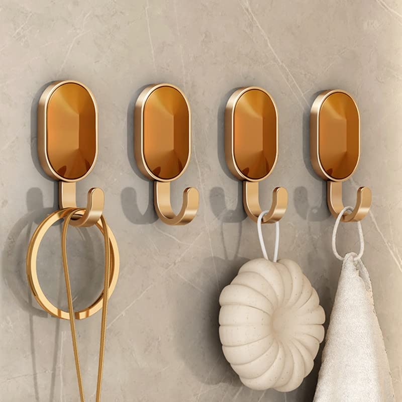 Ganchos for ropa, gancho de pared Gancho multifuncional Gancho de carga fuerte sin perforaciones Gancho for colgar en la puerta de viscosa Gancho adhesivo sin rastro Gancho de pared (Color : Sapphire