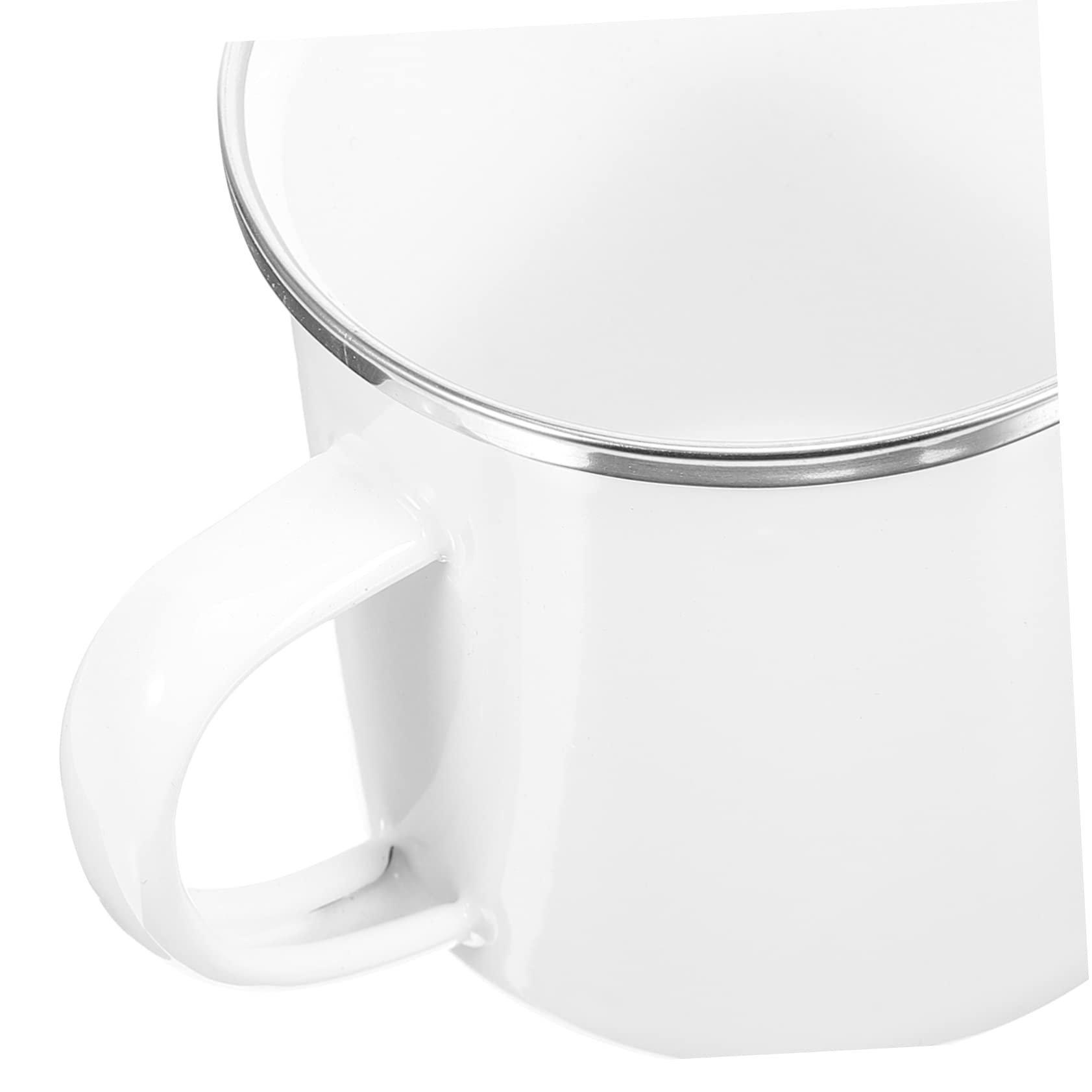 COLLBATH Enamel Mug Camping Drink Cup Home Decor Smooth Enamel Ergonomic Handle