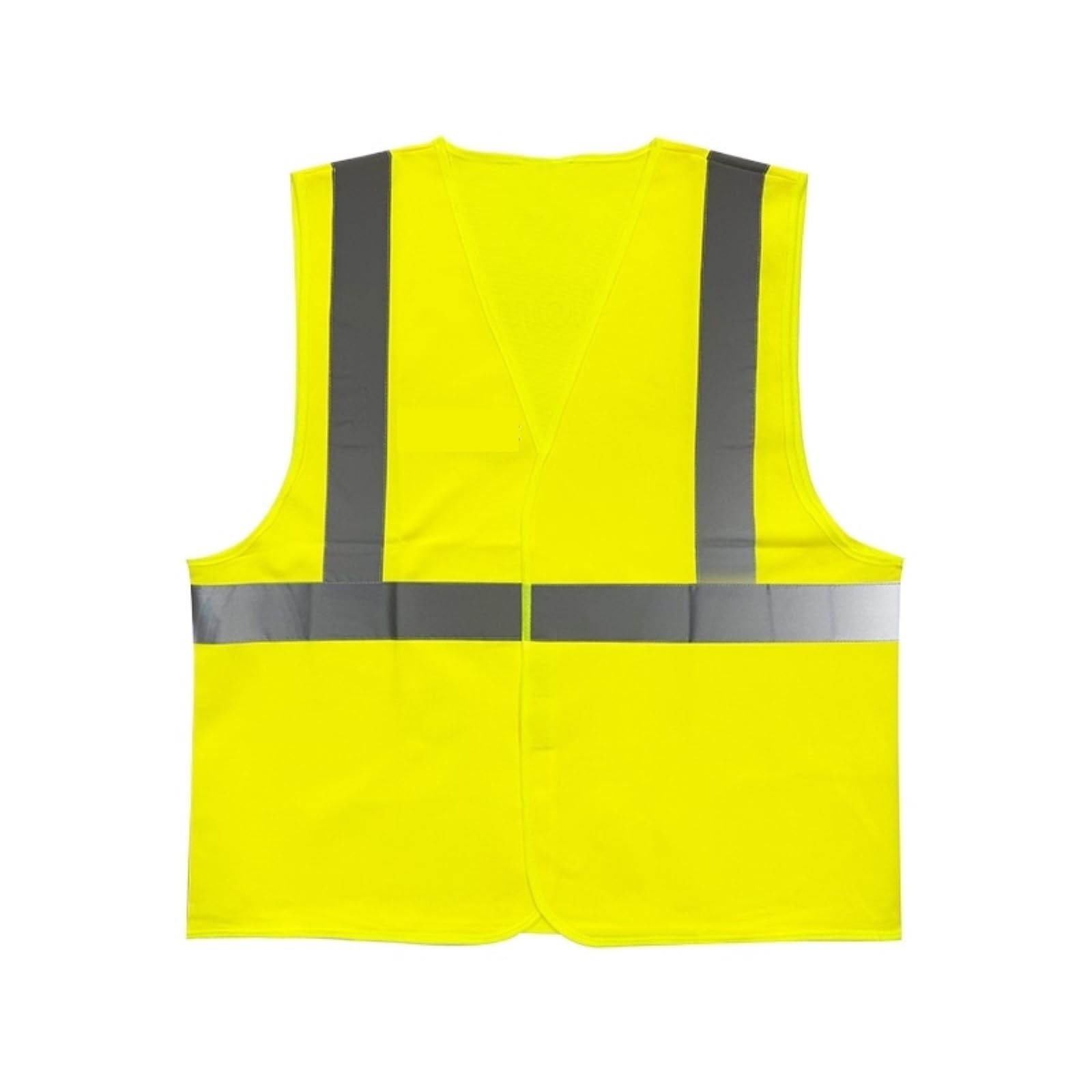 Odzież Bezpieczeństwa Kamizelka Odblaskowa Bezpieczeństwa Na Place Budowy, Do Jazdy Rowerze Świeżym Powietrzu, Bez Rękawów Wysoka Widoczność(Large)