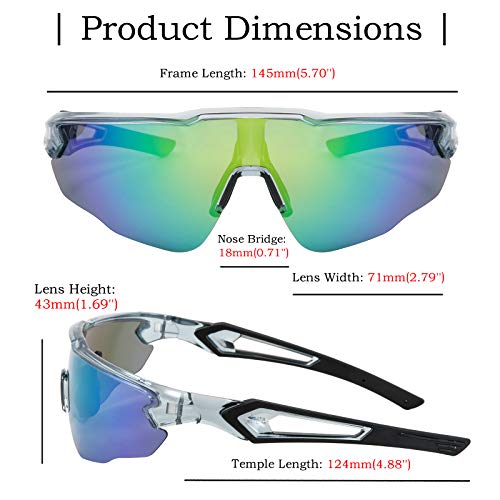 Karsaer Polarized Cycling Sports Sunglasses Men Women, Running, Mtb, Kayaking #TOP4