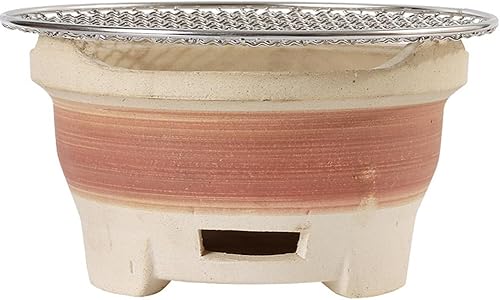 DOITOOL Parrilla Hibachi Interior Parrilla Interior Carbón Gas al aire libre Cocina Accesorios Cocina Vieja Estufa de Arcilla Pequeña Arcilla