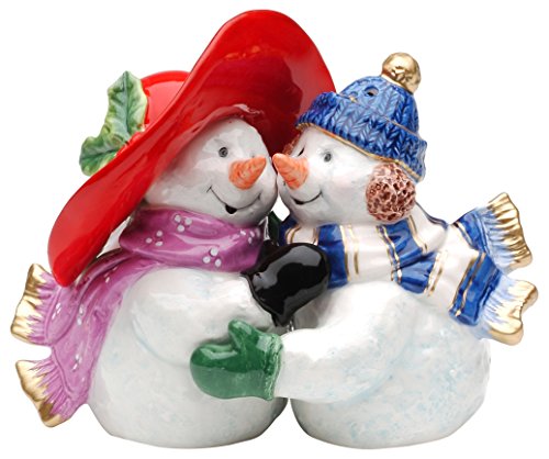 Cosmos Gifts 56515 Snowman Couple Salt and Pepper Set, 3-1/2-Inch - //coolthings.us