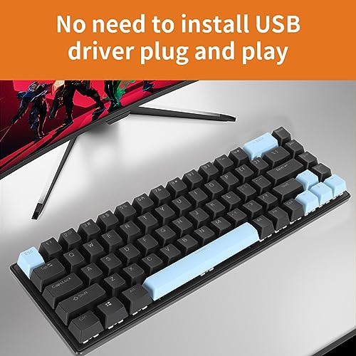 Teclado Gamer Mechanical Gaming Keyboard Compacto Cableado miniatura 5