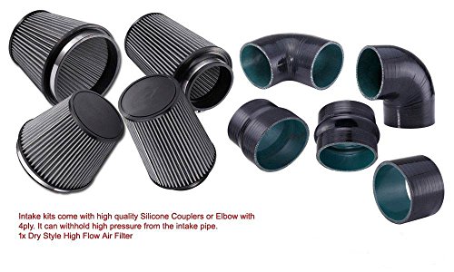 Af Dynamic Red Cold Air Filter Intake Kit With Heat Shield 2006-2011 Compatible With Civic Si 2.0L 2.0 L4 #TOP4