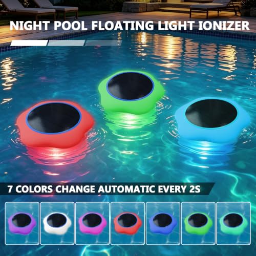 Solar Powered Pool Maintenance System with Copper Anode for Above Ground Pool, up to 45,000 Gallons, Compatible with All Pool Types, Enhanced with Latest Solar Technology & Longer-Lasting Anode — view 6