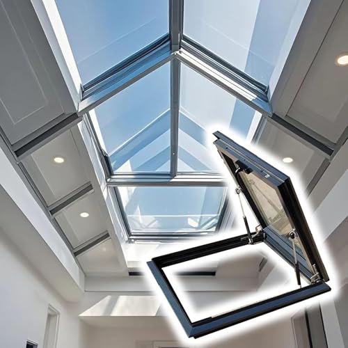 Claraboya para techo de 55x75 cm con ventilación natural para ventanas de áticos y cobertizos 2