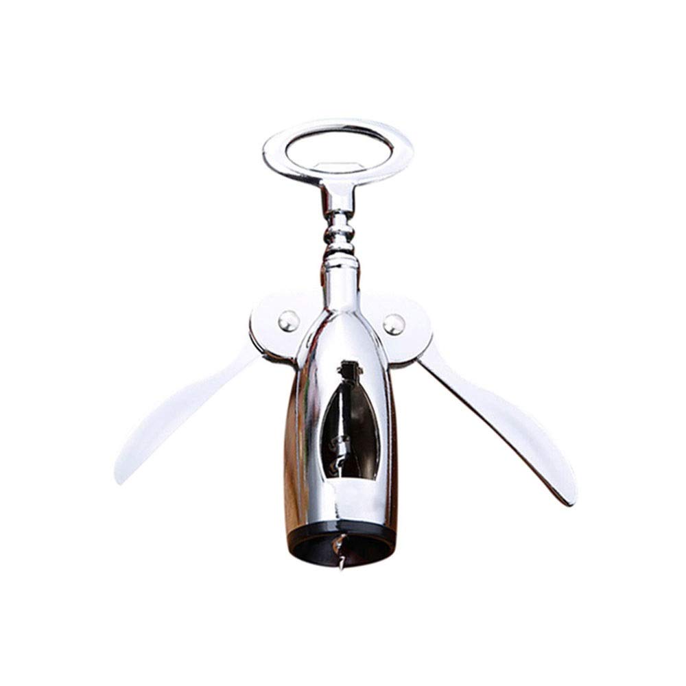 Edelstahl Rotwein Flaschenöffner Stahl Metall Wein Korkenzieher Flaschenöffner Küche Bar Bierdeckel