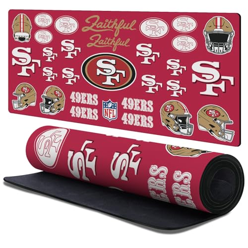 Tapis de souris San Francisco 49ers XL pour organiser votre bureau informatique