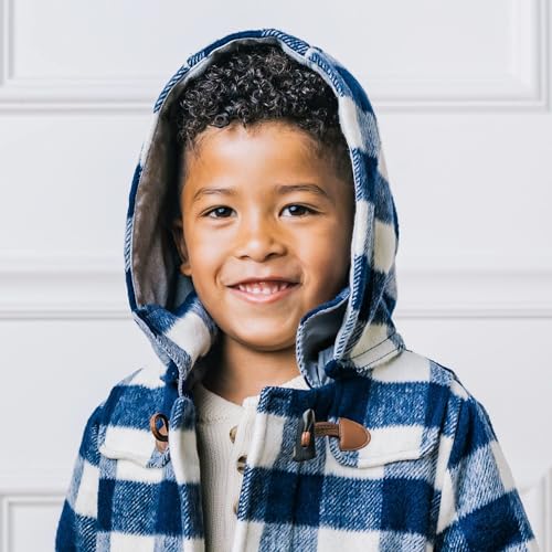 Hope & Henry Boys' Quilted Barn Coat with Detachable Hood4