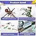 Gejoy 75 Pieces Plastic Fake Bugs Assorted Play Plastic Toy Bugs Mini Realistic Creepy Insects Figures Randomly Crawlers with Storage Box for Insect Themed Party Birthday (Cool Style)
