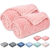 Fuzzy Baby Blanket or Throw Blanket for Girl or boy, Soft Warm Cozy Fleece Plush Sherpa Blanket,...