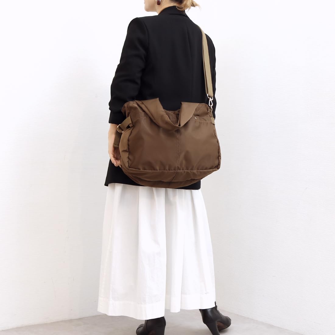 Nylon Town 2-Way Boston Bag