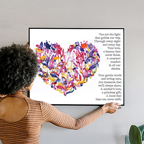 Uniquilling Mother‘s Day Gifts Quilling Kits Paper Quilling Kit For Adults Beginner, Mother Day Decorations, Gift For Mom, 16 * 20In- Basic #TOP5